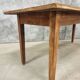 Antique Farmhouse Table French Dining Table in Chestnut Wood 80x200