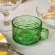Set of 4 green Vereco coffee cups