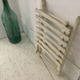 Stool folding vintage painted wood