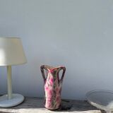 Art Deco pink ceramic vase