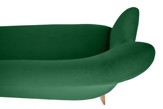 Sofa after renovation, 1960s, bottle green.
