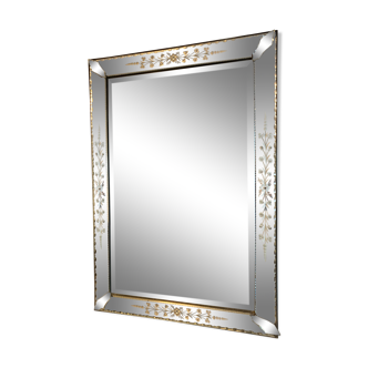 Venetian mirror beveled of great forma