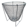 Foldable black woven metal wastepaper basket from around 1950.