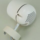 1/6 - adjustable WALL LAMP sconce staff duo spotlight, white, 1970s