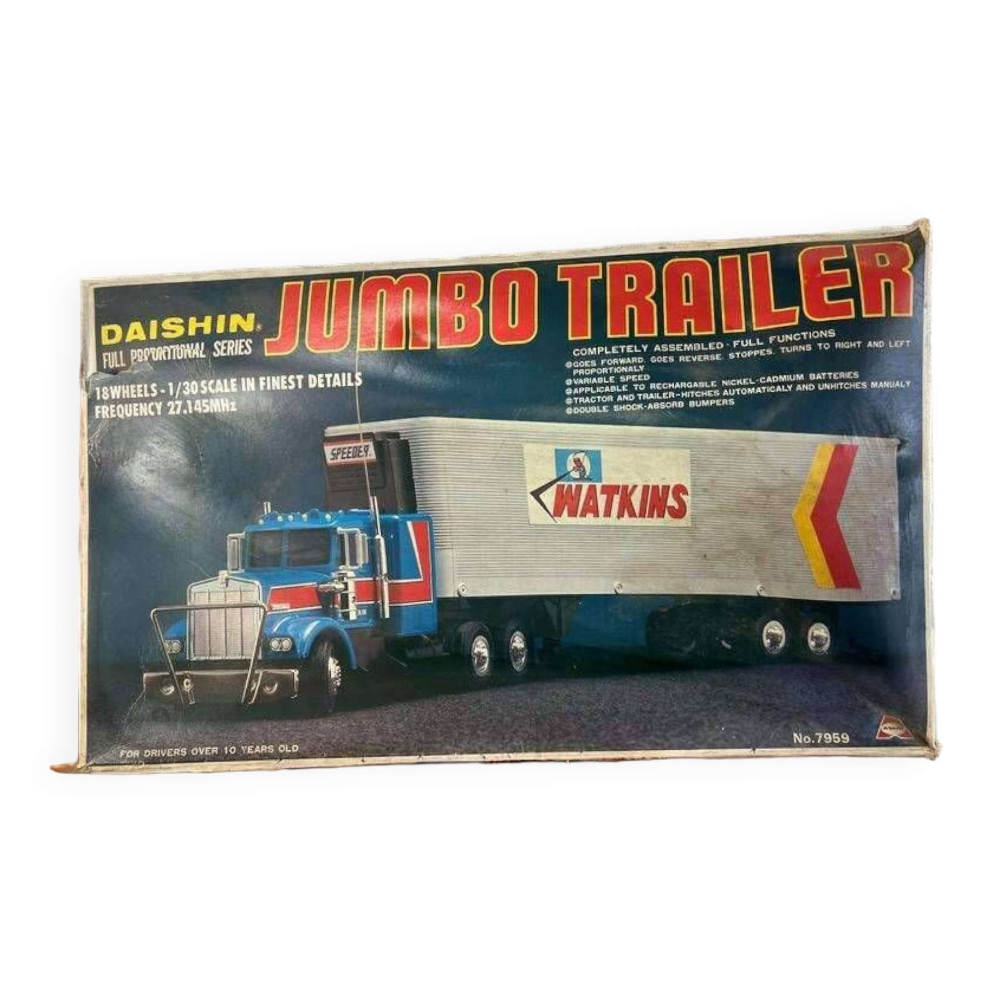 Vintage toy: daishin 1/30 jumbo trailer