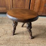 Round coffee table, vines