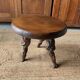 Round coffee table, vines