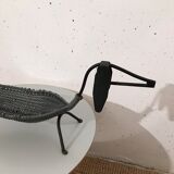 Dachshund basket, wrought iron 1950