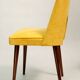 Yellow booster Chair by Leśniewski 1970s