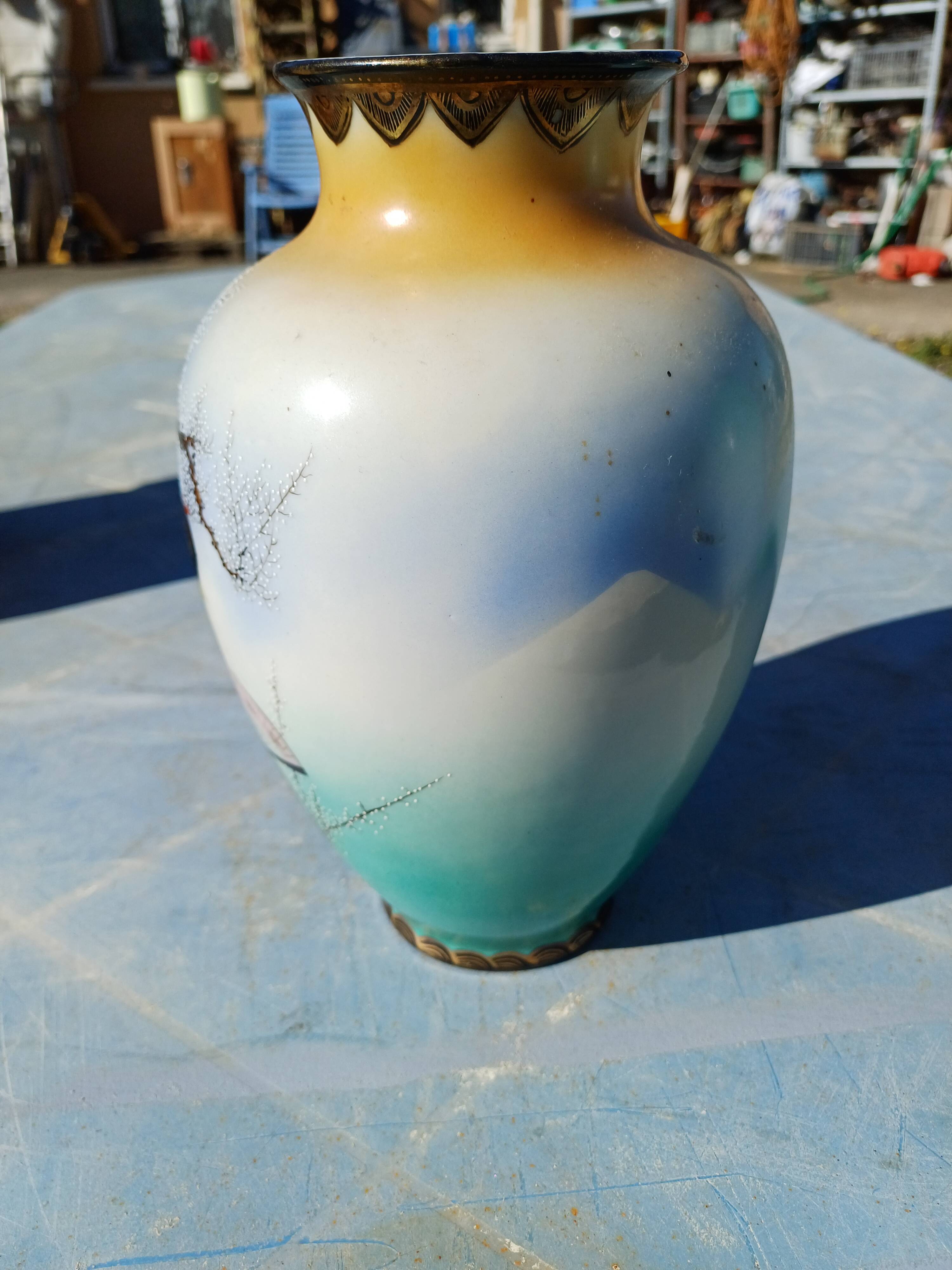 Paire de vases japonisants