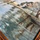 HST painting from the early 20th century "La Sorgue" (Aveyron) signed Chevalier + frame