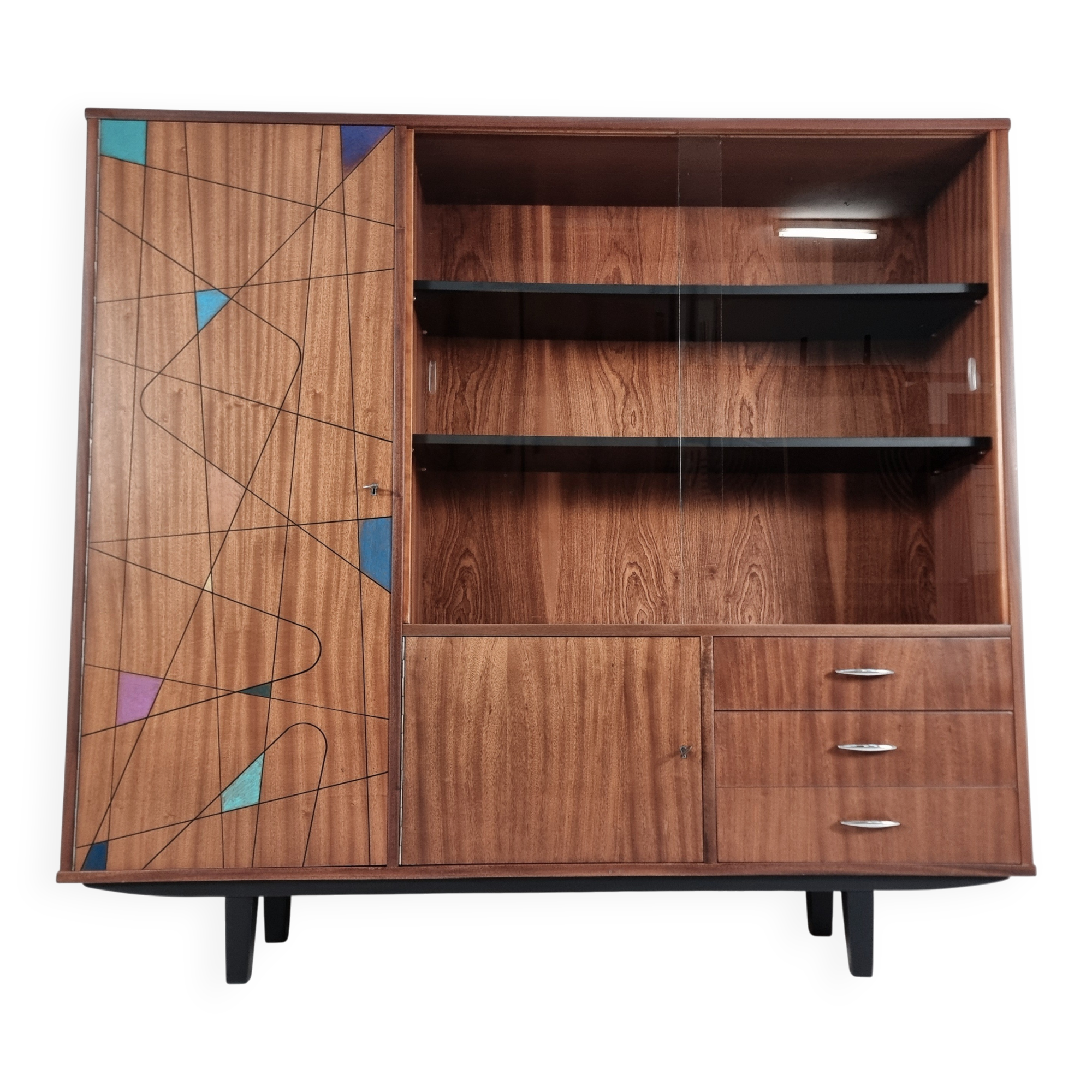 Vintage Display Case, 1970s