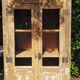 Renovated antique wooden wardrobe