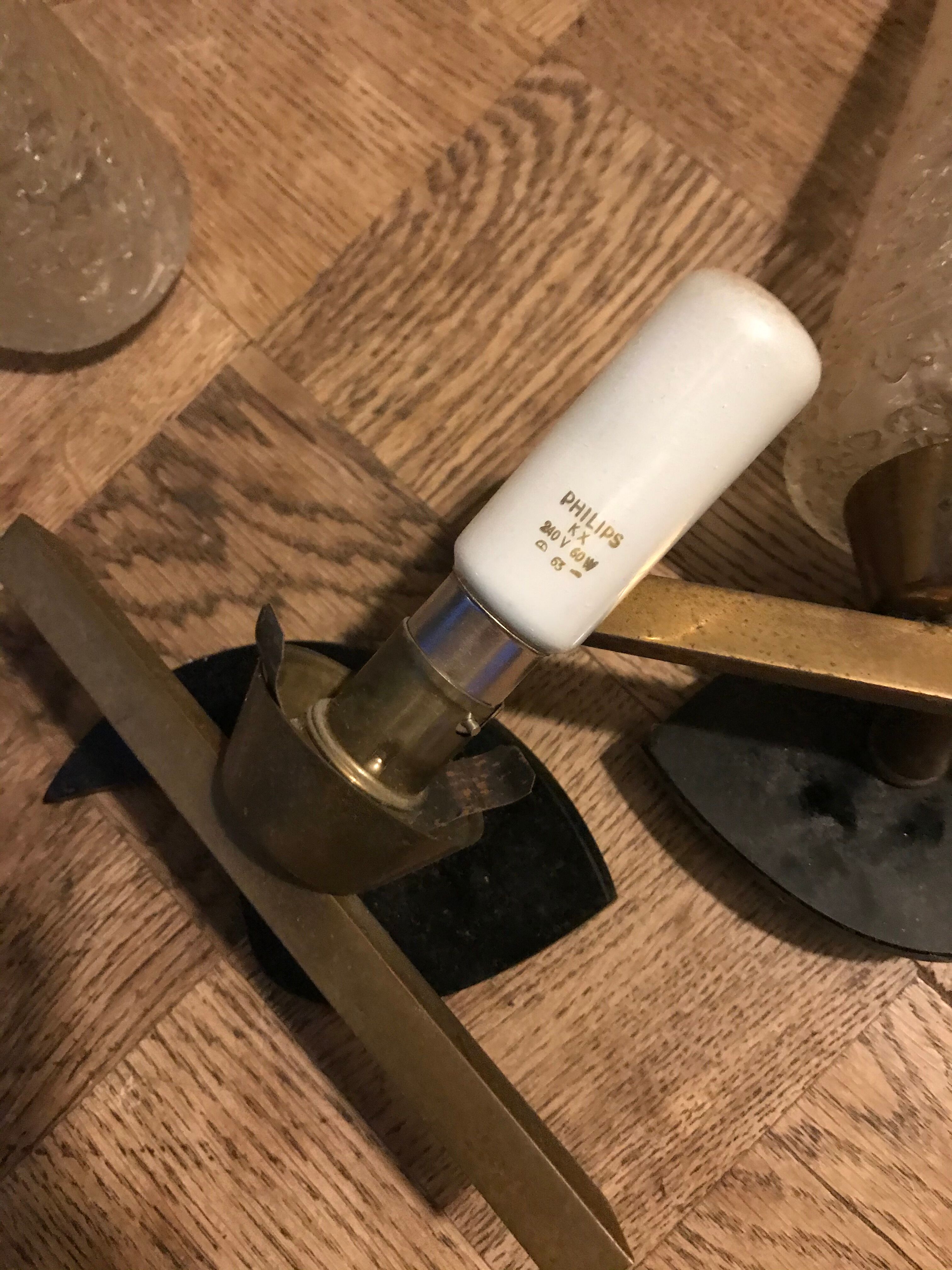 Pair of 50/60s sconces