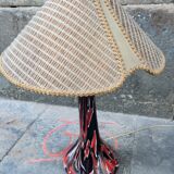 Ceramic lamp vintage and Japanese Lampshade