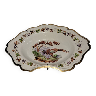 Beard dish in glazed earthenware XIXth century