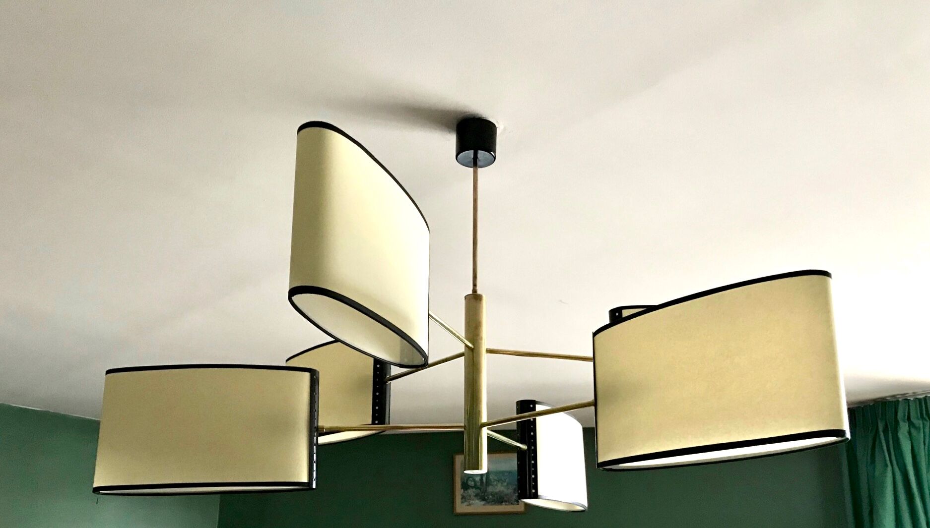 Maison Lunel chandelier 1950