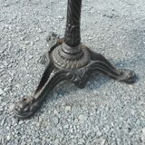 large pedestal table bistro table with marble top 90cm