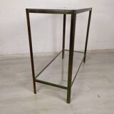 Console laiton verre Broncz