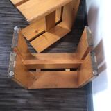Paire de tabourets Les Arcs par Charlotte Perriand 1970