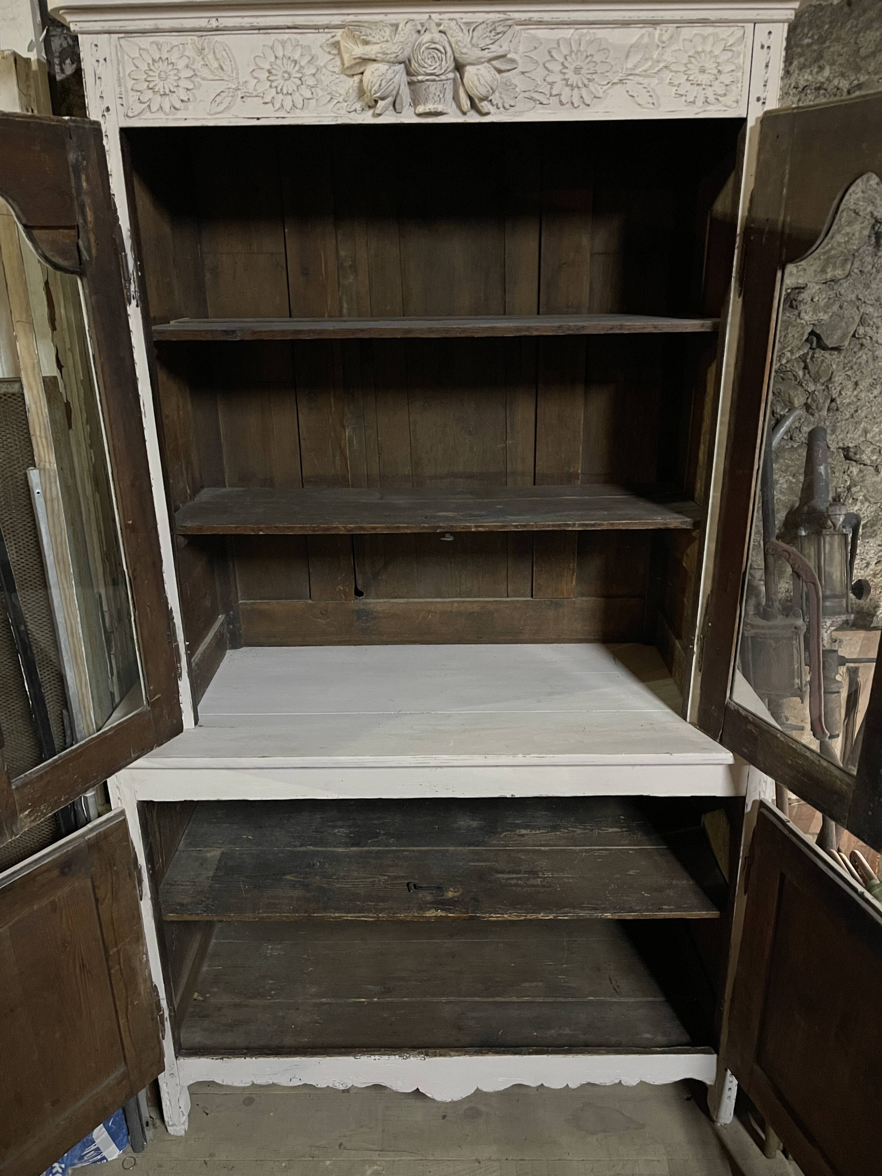 Carved wooden dresser