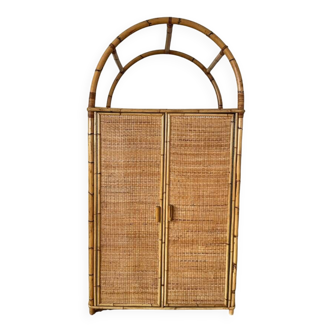 Rattan wardrobe for children