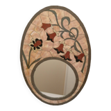 Vintage 70s mosaic mirror