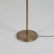 1980s patinated brass reading lamp