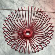 Tradig fruit basket by Ehlen Johansson red metal
