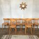 Series of 8 chairs Baumann vintage edition 1960
