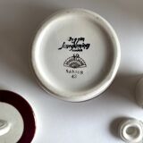 Service théière, sucrier, pot à lait Digoin Sarreguemines