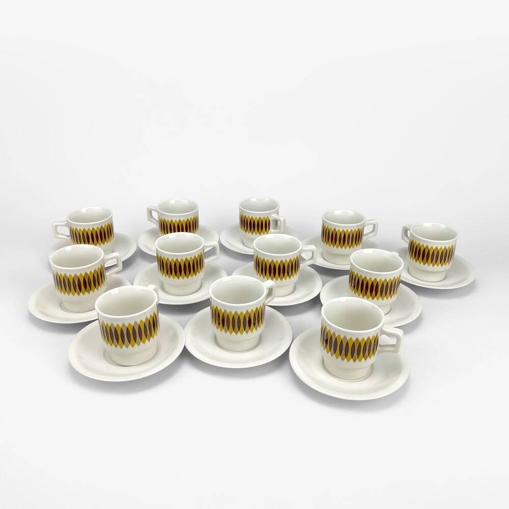 Sebring coffee cups and saucers 70s