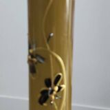 Large 50 cm high single-flower vase signed Arion