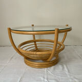 Rattan coffee table