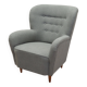 Grey armchair, Scandinavian design, production: Denmark