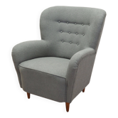 Grey armchair, Scandinavian design, production: Denmark