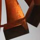 Vintage Italian Copper Colour Pendant Lamp, 70s