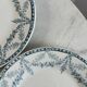 Set of 4 flat plates Creil and Montereau Labrador