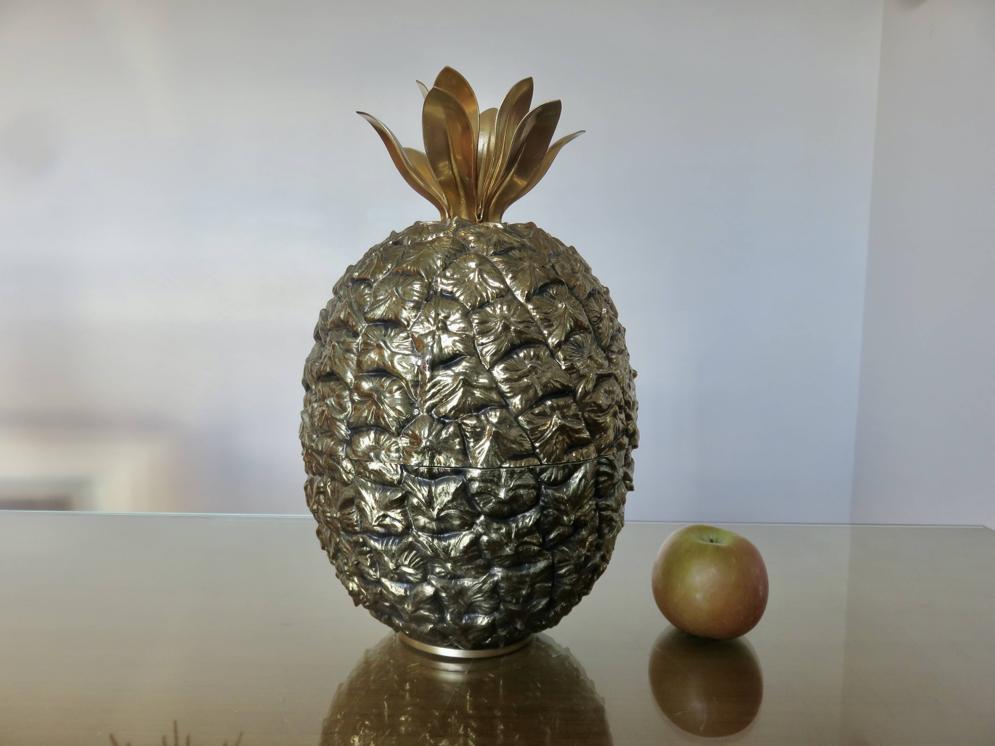 Pineapple by Michel Dartois, 1970, ice bucket, for ice cubes, exceptional condition