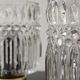 Pair of glass bedside lamps by Kamenicky Senov 1960