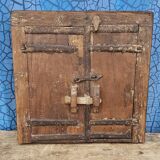 Old wooden tribal window