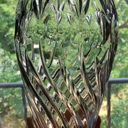 Antique large cut crystal vase