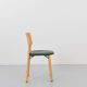 Kusch &Co chair made of wood and green fabric