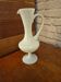 Vintage white opaline amphora vase