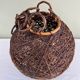 Suspension boule osier