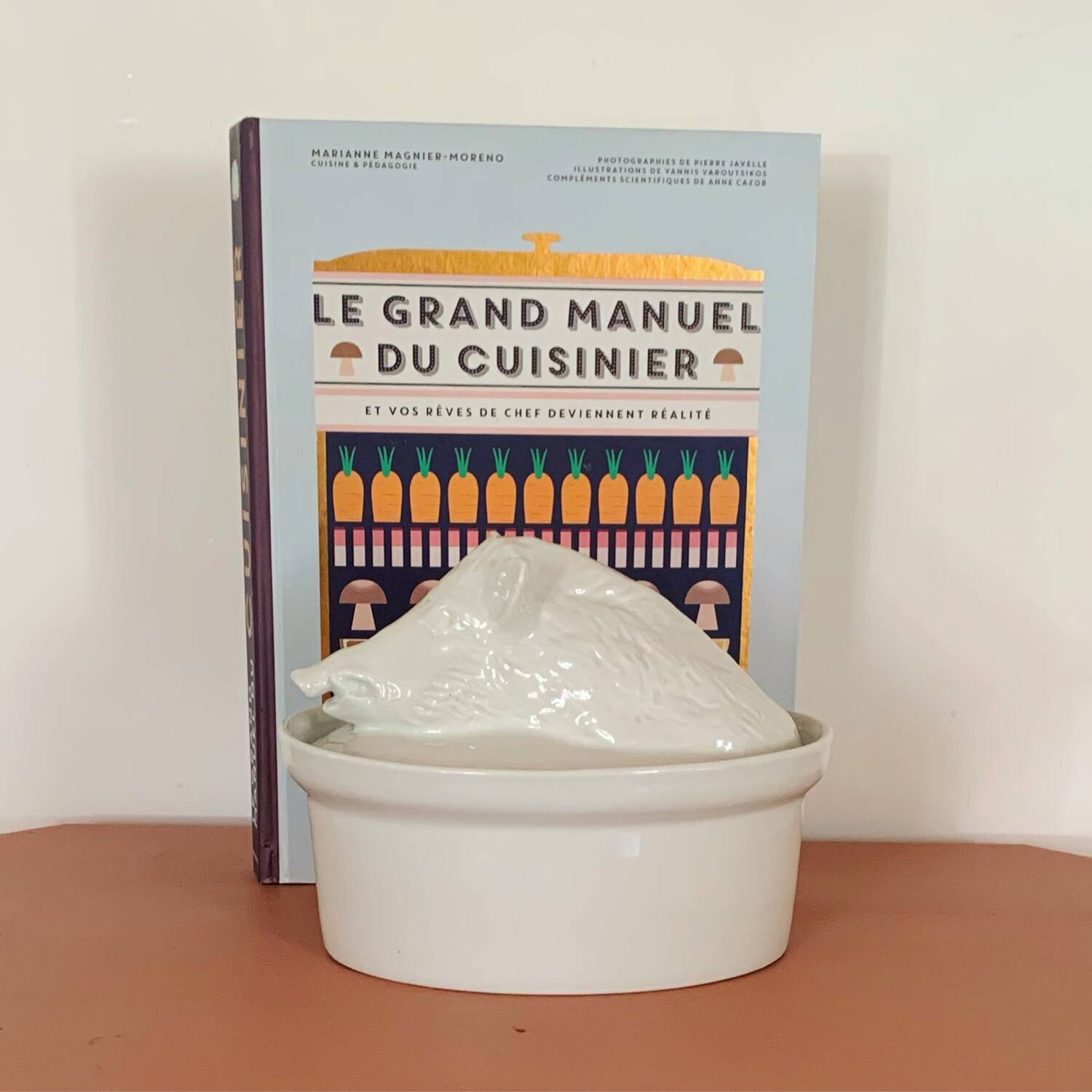 Vintage wild boar terrine