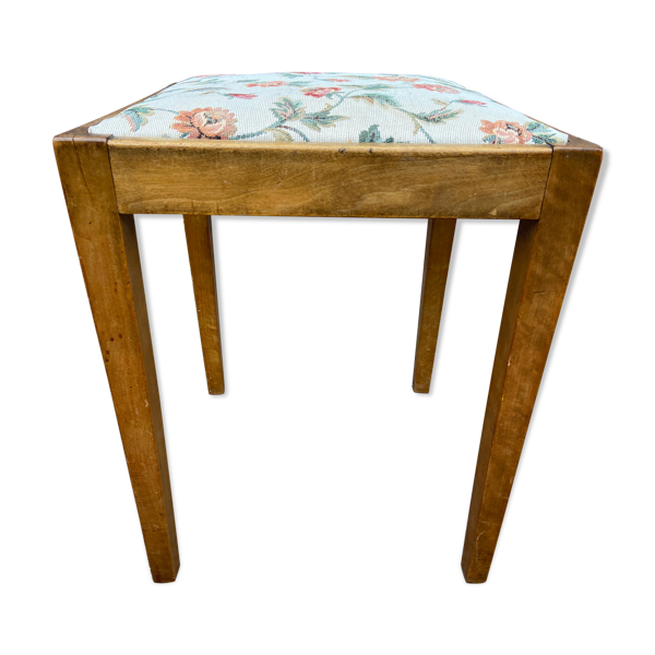 Tabouret style Louis XVI tapisserie vintage