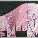 Pierre székely, cocotte, 1981. original print signed in ink