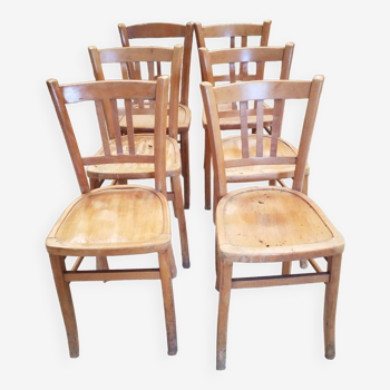 Suite of 6 chairs