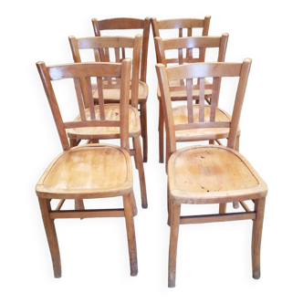 Suite of 6 chairs